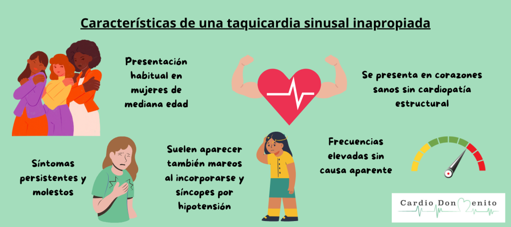 Taquicardia sinusal inapropiada puede ser muy incapacitante.