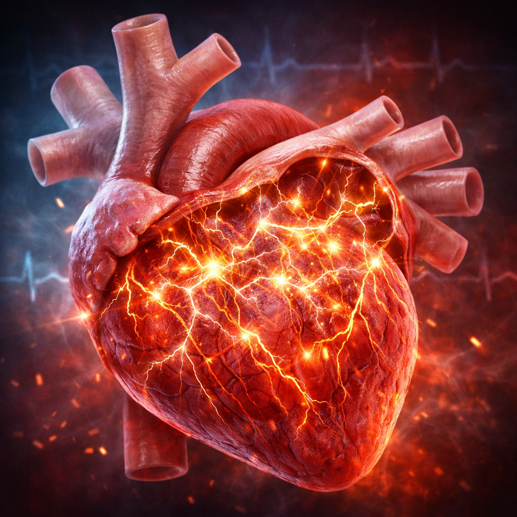 La fibrilación auricular provoca inestabilidad eléctrica